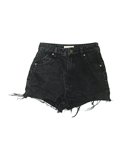Pre-owned Rolla's Denim Shorts In Black