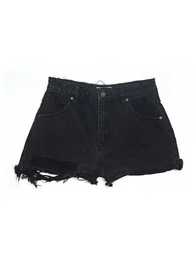 Pre-owned Rolla's Denim Shorts In Black