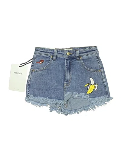 Pre-owned Rolla's Denim Shorts In Blue