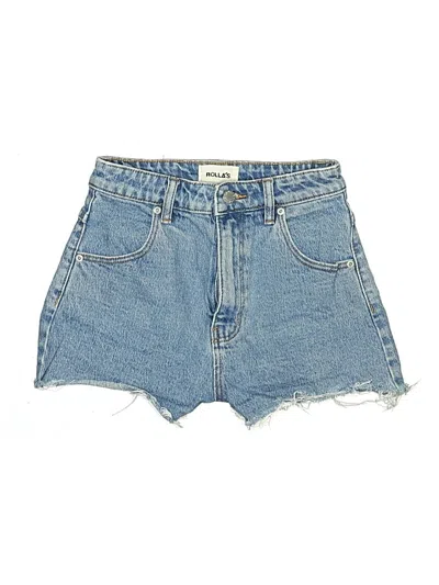 Pre-owned Rolla's Denim Shorts In Blue