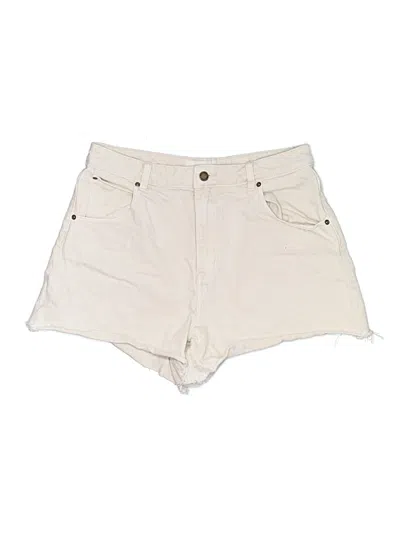 Pre-owned Rolla's Denim Shorts In Ivory