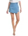 Rolla's Rolla Wrap Front Skort In Country Blue In Blue
