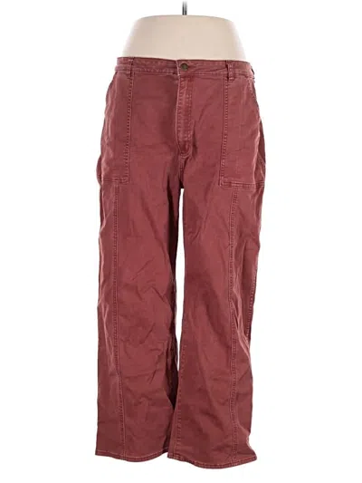Pre-owned Rolla's Jeans In Burgundy