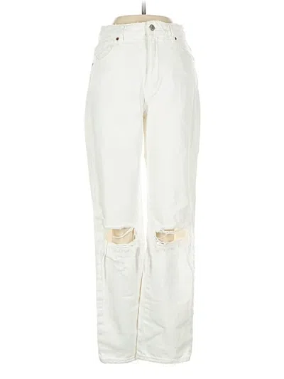 Pre-owned Rolla's Jeans In Ivory
