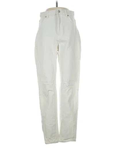 Pre-owned Rolla's Jeans In Ivory