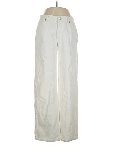 Pre-owned Rolla's Jeans In Ivory