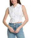 Rolla's Nina Linen-blend Top In White