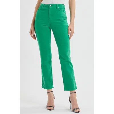 Rolla's Original Straight Leg Ankle Corduroy Pants In Grass