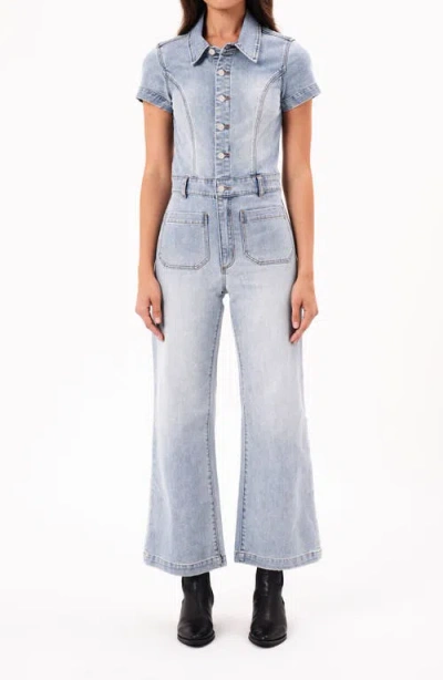 Rolla's Sailor Denim Jumpsuit In Light Vintage Blue