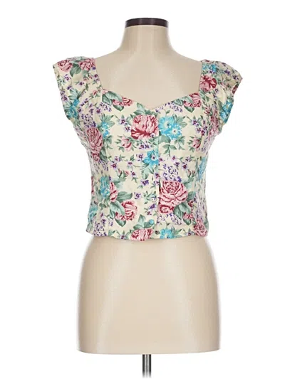 Pre-owned Rolla's Sleeveless Blouse In Ivory
