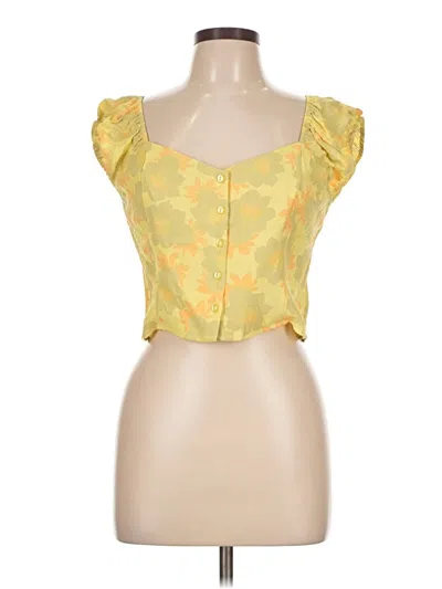 Rolla's Sleeveless Blouse In Yellow