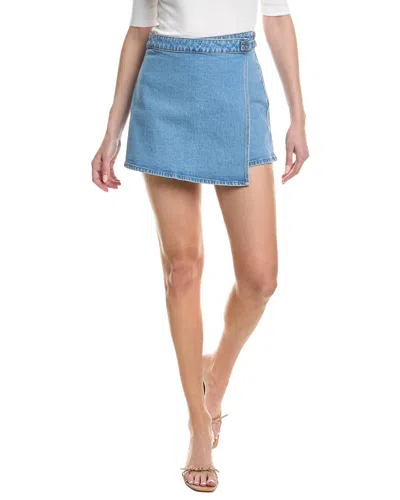 ROLLA'S ROLLA WRAP FRONT SKORT IN COUNTRY BLUE