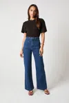Rolla's Sailor Dark Stone Flare Jeans In Dark Blue