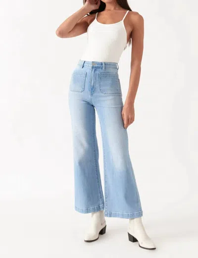 Rolla's Sailor Jean Organic Pants In Bluebird Organic In Ranch