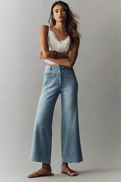 Rolla's Sailor Lila High-rise Ankle Jeans In Blue