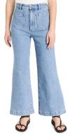 Rolla's Sailor Jean Organic Pants In Bluebird Organic In Mid Blue