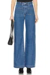 Rolla's Sailor Long Jean In Eco Ruby Blue In Blue