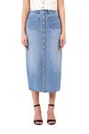 Rolla's Sailor Denim Maxi Skirt In Multi