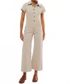 Rolla's Sailor Wide-leg Jumpsuit In Off White In Neutral