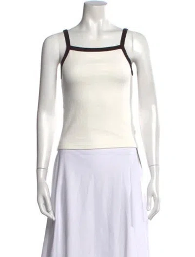 Pre-owned Rolla's Scoop Neck Sleeveless Top In Neutral