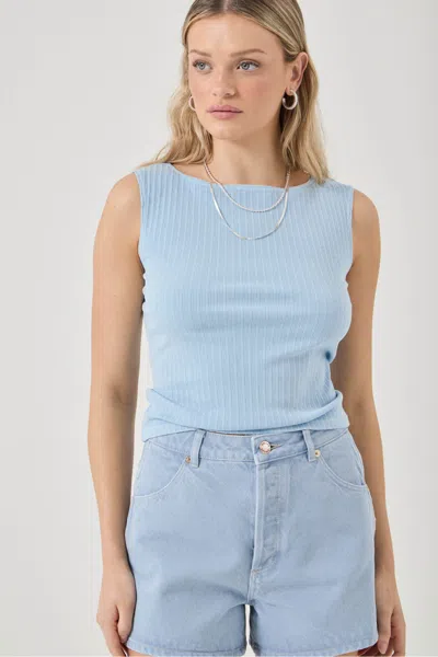 Rolla's Shell Tank Rib In Blue