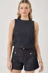 Rolla's Shell Top In Black