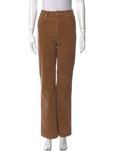 Pre-owned Rolla's Straight Leg Pants In Brown