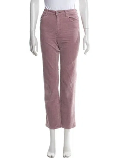 Pre-owned Rolla's Straight Leg Pants In Purple