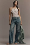 Rolla's Super Loose Low-rise Baggy Jeans In Blue