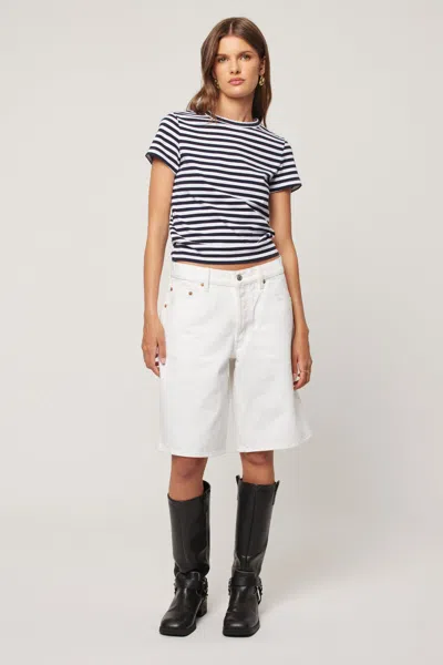 Rolla's Tomboy Baggy Jort In Vintage White