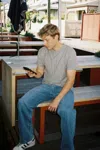 Rolla's Tomboy Hemp Tee In Grey Marle