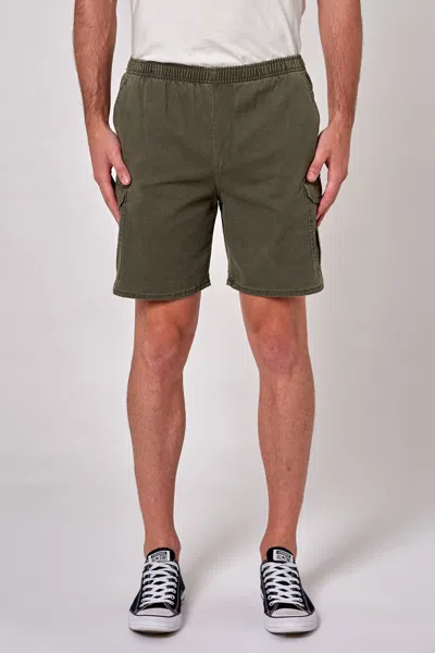 Rolla's Tradie Cargo Short In Faded Army