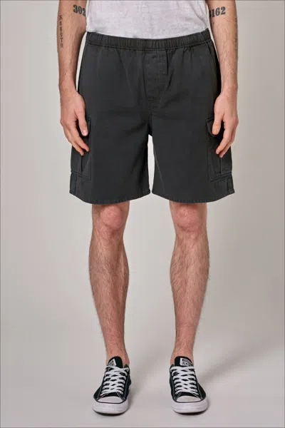 Rolla's Tradie Cargo Short In Sulphur Black