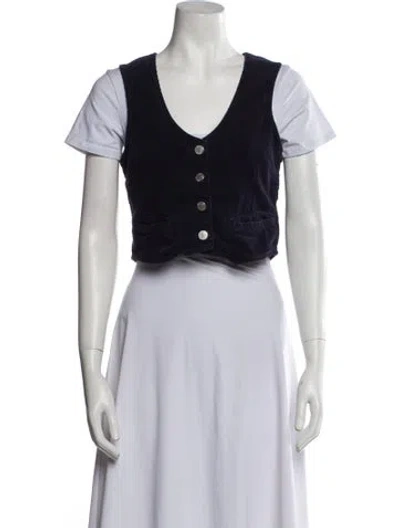 Pre-owned Rolla's Vest In Blue