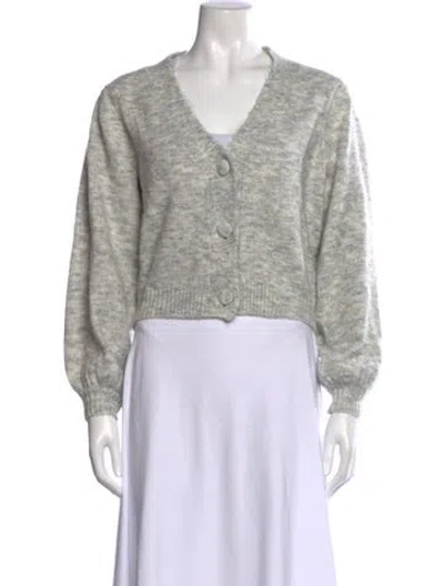 Pre-owned Rolla's V-neck Sweater In Gray