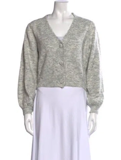 Pre-owned Rolla's V-neck Sweater In Gray