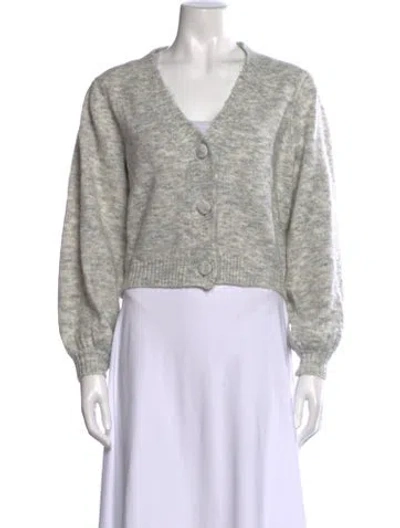 Pre-owned Rolla's V-neck Sweater In Gray