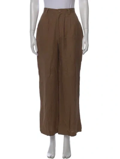 Pre-owned Rolla's Wide Leg Pants In Brown