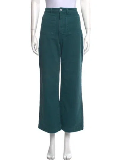 Pre-owned Rolla's Wide Leg Pants In Green