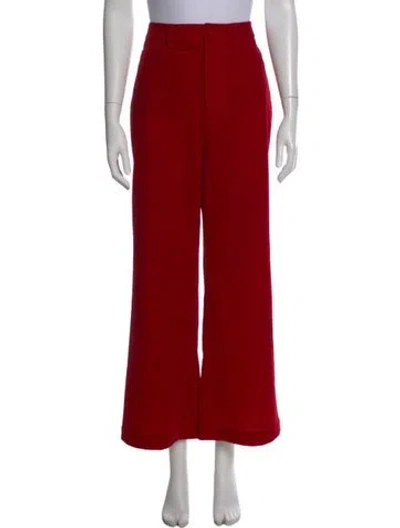 Pre-owned Rolla's Wide Leg Pants In Red