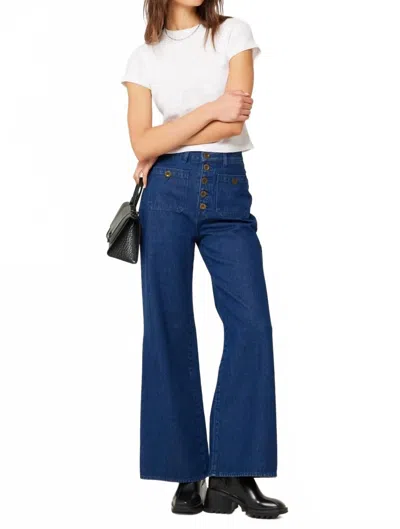 Rolla's Women's Flared Jeans In Dark Vintage In Blue