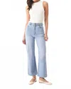 Rolla's Heidi Wide Leg Jeans In Old Stone In Blue