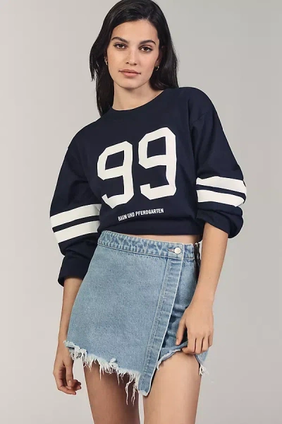 Rolla's Wrap Skort In Blue