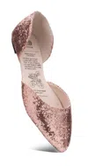 Rollasole Sparkling Rose' Roll-a-soles Shoes In Rose Gold In Multi