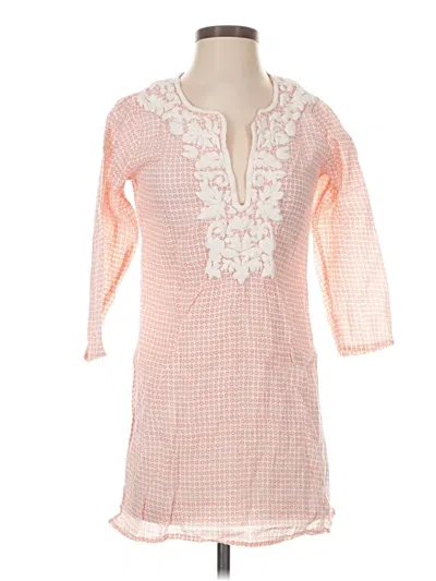 Pre-owned Roller Rabbit 3/4 Sleeve Blouse In Pink