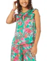 Roller Rabbit Ashbury Floral Steffie Top In Multi