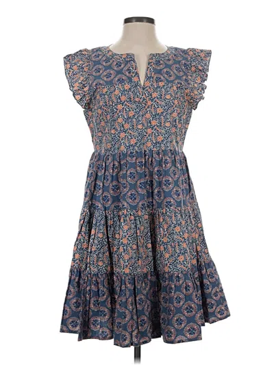 Pre-owned Roller Rabbit Casual Dress In Blue