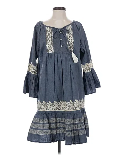 Pre-owned Roller Rabbit Casual Dress In Blue