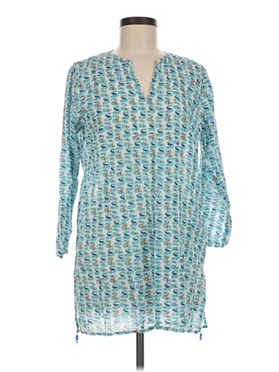Pre-owned Roller Rabbit Casual Dress In Blue