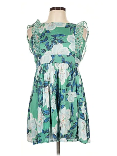 Pre-owned Roller Rabbit Casual Dress In Green